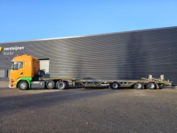 Scania R410 6x2 / RETARDER + NOOTEBOOM DIEPLADER